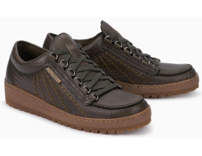 Mephisto Rainbow Oregon - leather lace shoes for men - dark brown